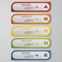 Design clean number banners template/graphic or website layout. Vector.