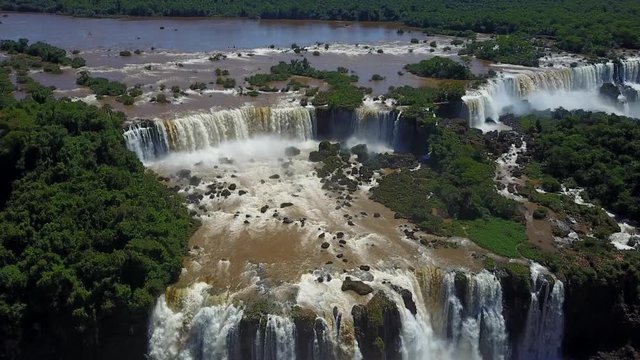 Iguazu Falls Drone Great Nature Brazil  イグアス 滝 ブラジル ドローン
