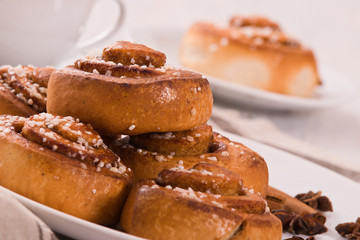 Cinnamon rolls. 