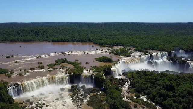 Iguazu Falls Drone Great Nature Brazil Argentina イグアス 滝 ブラジル ドローン