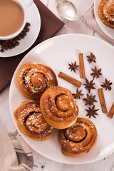 Cinnamon rolls. 