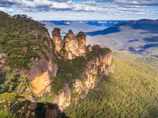 The Three Sisters From Echo Point, Blue Mountains National Park, New South Wales, Australia