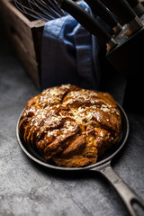 Sweet maple syrup bread