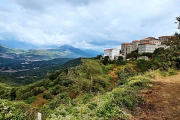 Fototapeta na wymiar Corsica-a view of the Sartene