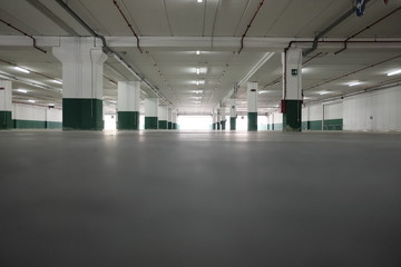 empty covered parking