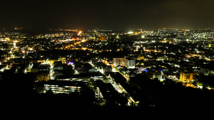 Obraz premium Light of city at night.
