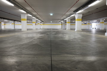 empty covered parking