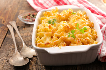 baked pasta with cheese and cream