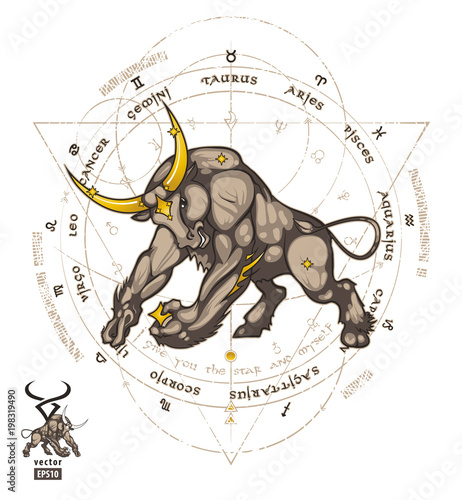 the astrological sign of taurus is represented by which animal