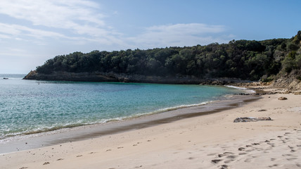 Beach cove on the coast of Portugal