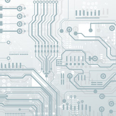 Vector circuit board illustration. Abstract technology.