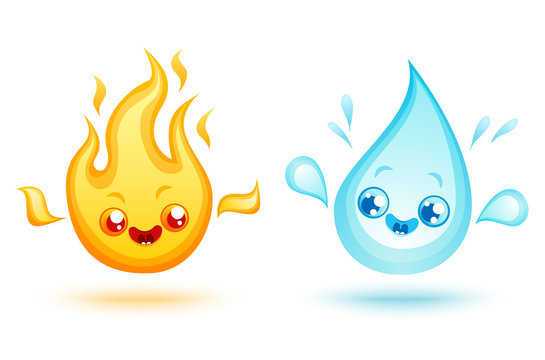 Fire and water.