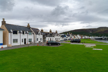 Fototapeta na wymiar Town of Ullapool in northern Scotland, UK.