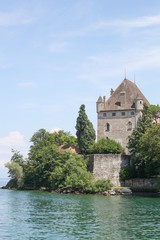 Fototapeta na wymiar The castle of Yvoire in France