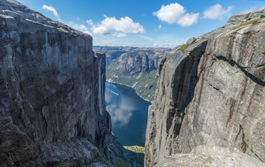 Fototapeta na wymiar Kejrag Lysefjord View