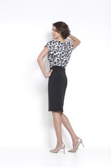 Fashion in schwarz und weiß