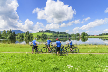 kleine Pause beim Rad-Ausflug