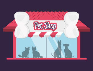 pet shop building facade