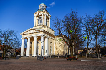 Fototapeta premium Lutheran Church in the Town Hall Square