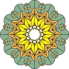 Mandala Lace Pattern, Oriental