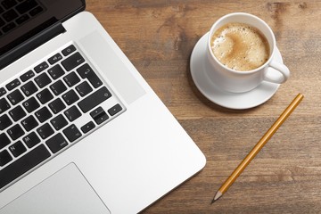 Laptop on Office Desk