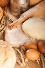 Bread Dough with Ingredients