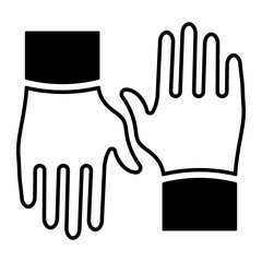 Bienen & Honig Icon - Imker Schutzhandschuhe