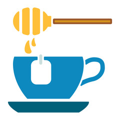 Bienen & Honig Icon - Tee mit Honig