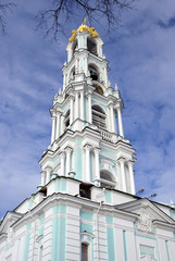Fototapeta premium Trinity Sergius Lavra, Sergiyev Posad, Russia. Popular landmark. Color photo.