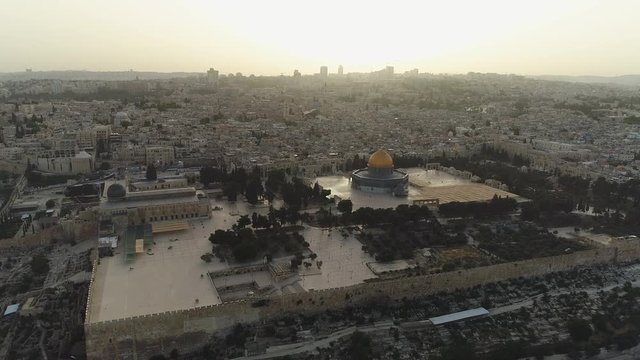 Aerial view of Jerusalem