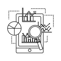 statistics infographic set icons vector illustration design