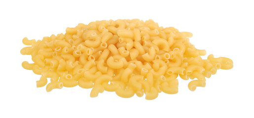 group of raw pasta, vermicelli shells