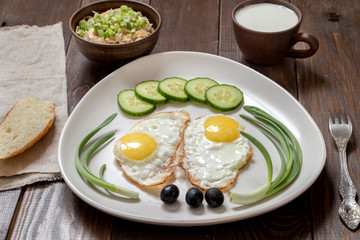 Image with fried eggs