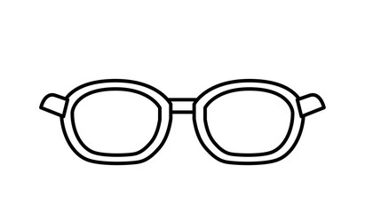 eye glasses isolated icon vector illustration design