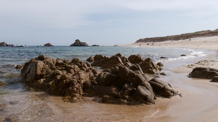 Plage sur l'île de Houat