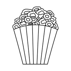 pop corn cinema icon vector illustration design