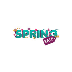 Spring sale Vector Template Design