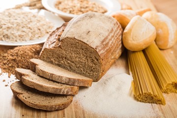 Assorted products breads