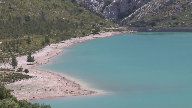 Water Reservoir "Embassament de Cuber", Mallorca, Spain.