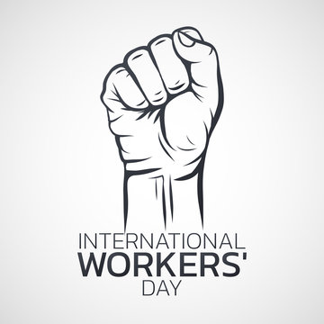 International Workers Day  Logo Icon Design, Vector Illustration