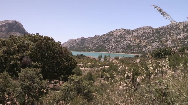 Water Reservoir "Embassament de Cuber", Mallorca, Spain.