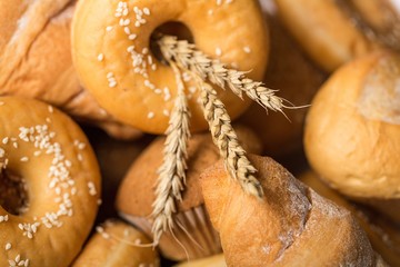 Assorted products breads