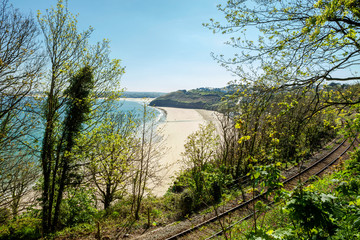 View overlooking Carbis bay in Cornwall