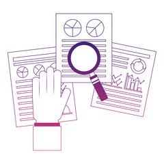 statistics infographic set icons vector illustration design