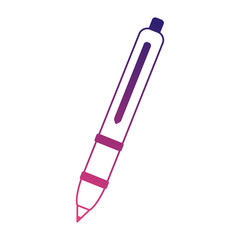 pen writing isolated icon vector illustration design