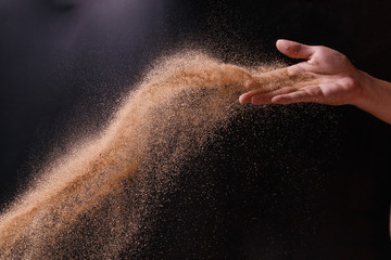 sand explosion - Powered by Adobe