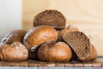 Assorted products breads
