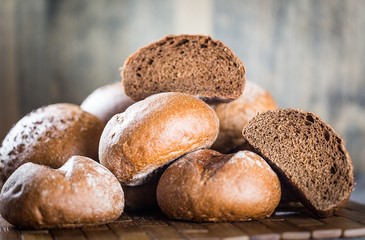Assorted products breads