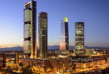 Gordijnen madrid skyline © JuanCarlos