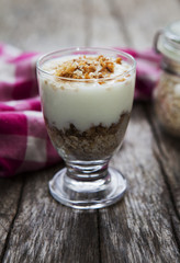 dessert dans un verre